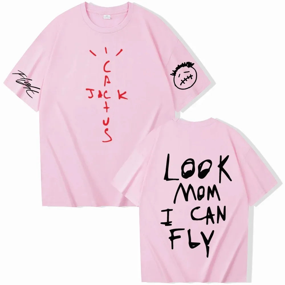 Y2K Letter Print T-Shirt for Men & Women