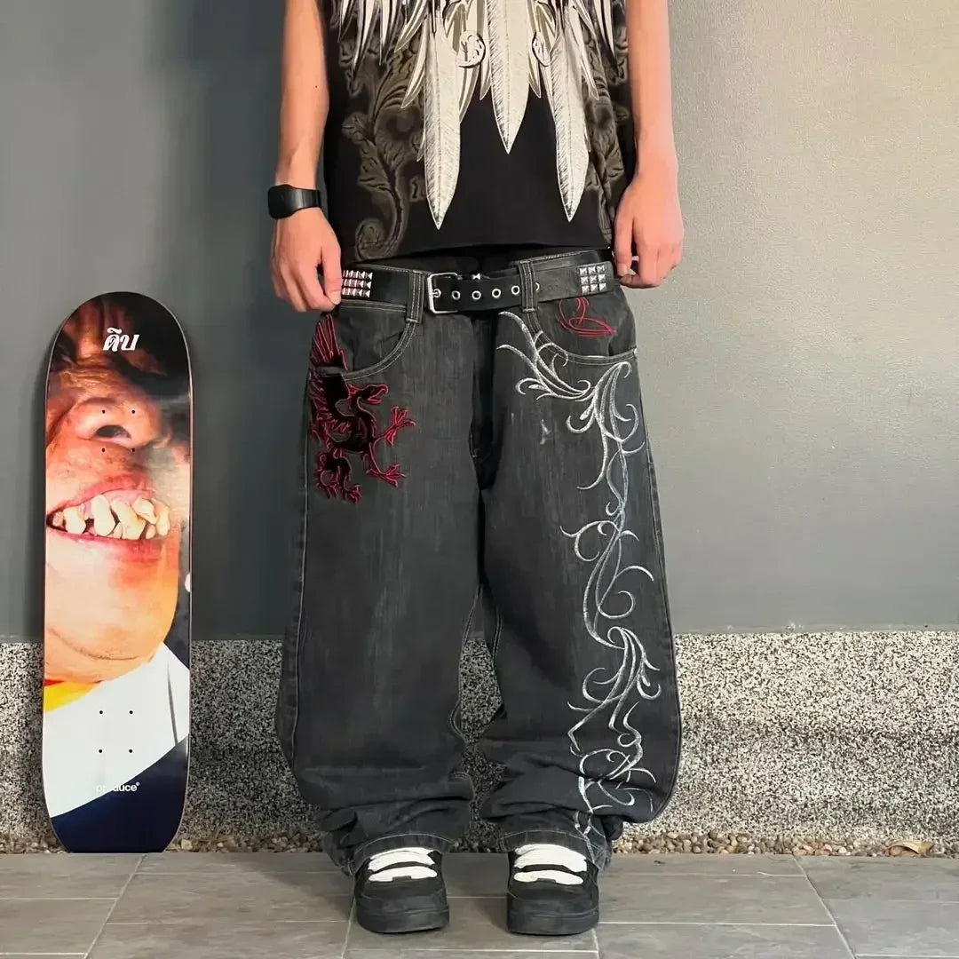 Y2K Retro Denim Pants