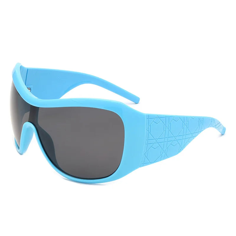 Gafas de gran tamaño Y2K