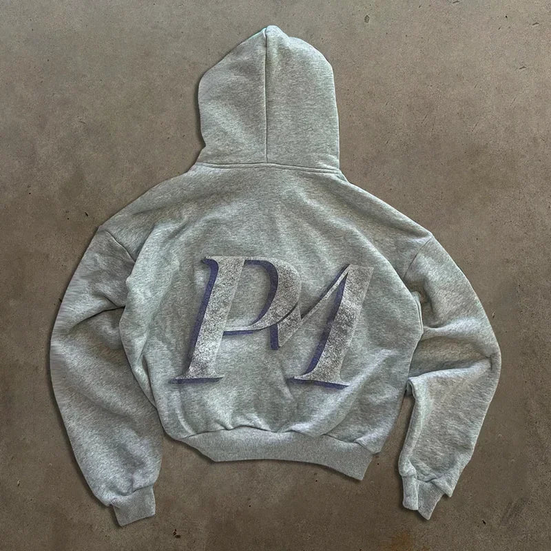 Y2K Retro Hoodie Herbst – Streetstyle Unisex