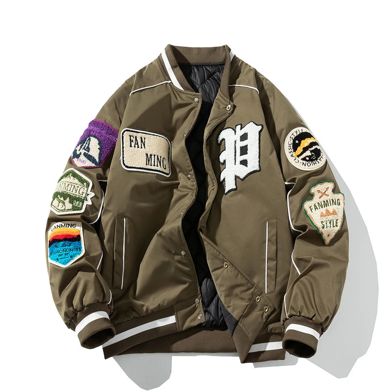 Chaqueta universitaria de invierno