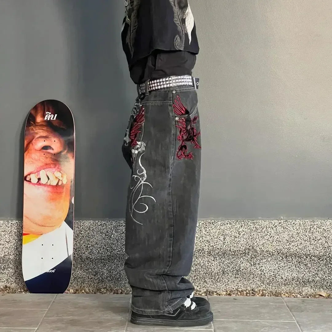 Y2K Retro Denim Pants