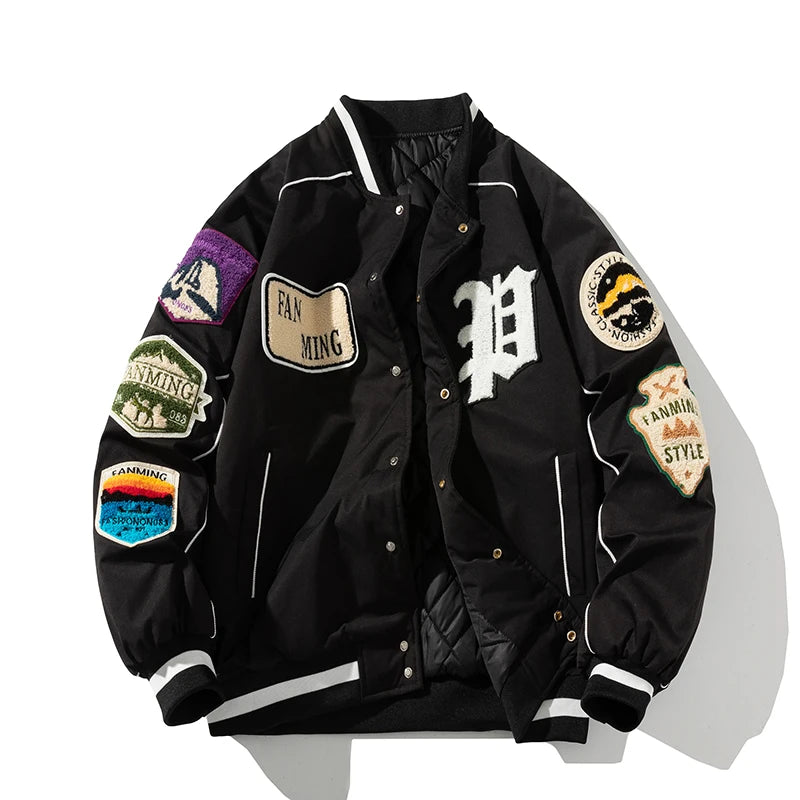 Chaqueta universitaria de invierno