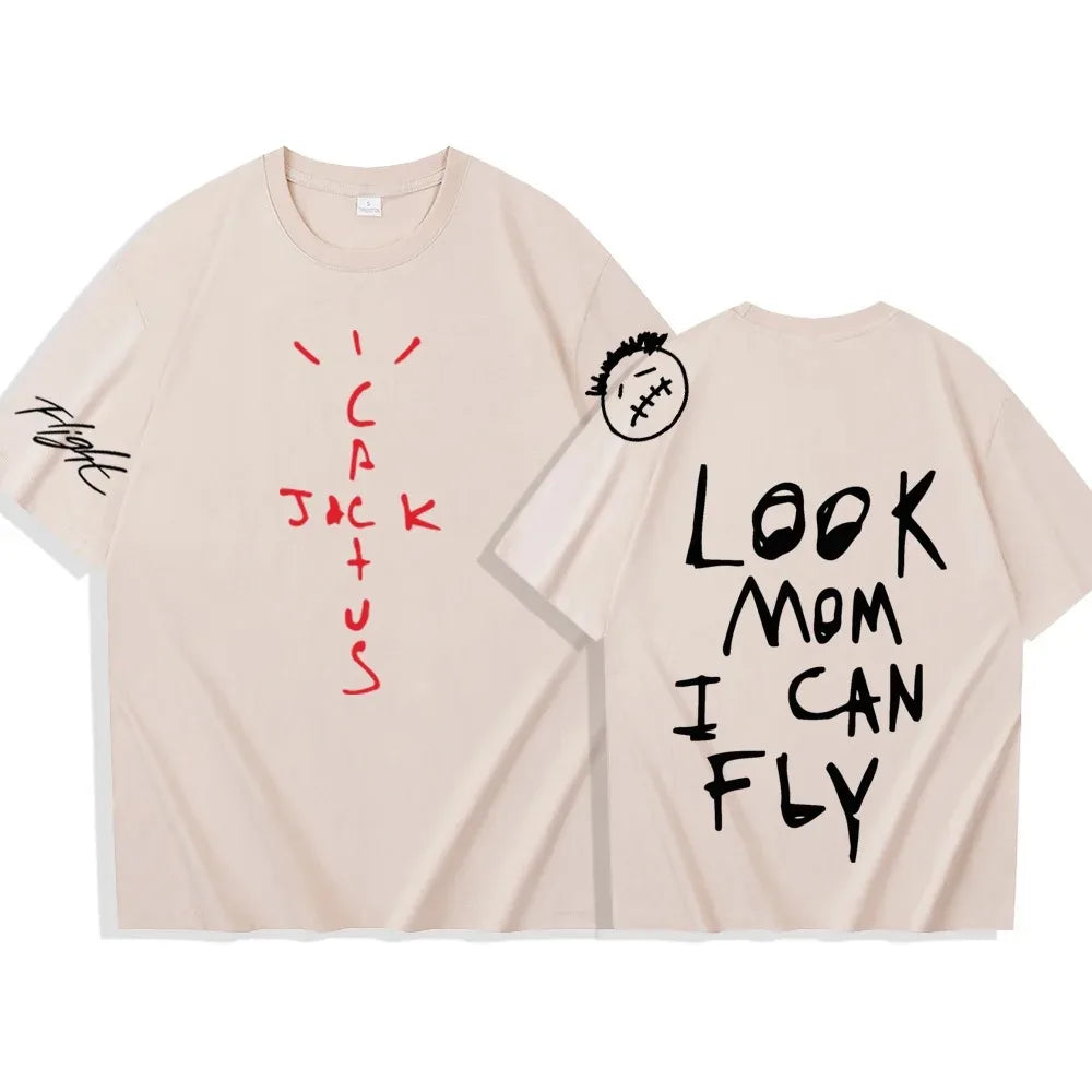 Y2K Letter Print T-Shirt for Men & Women