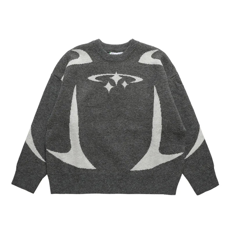 Pull Retro Y2K – Motif Étoile