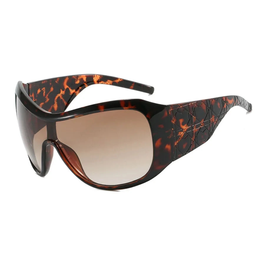 Gafas de gran tamaño Y2K