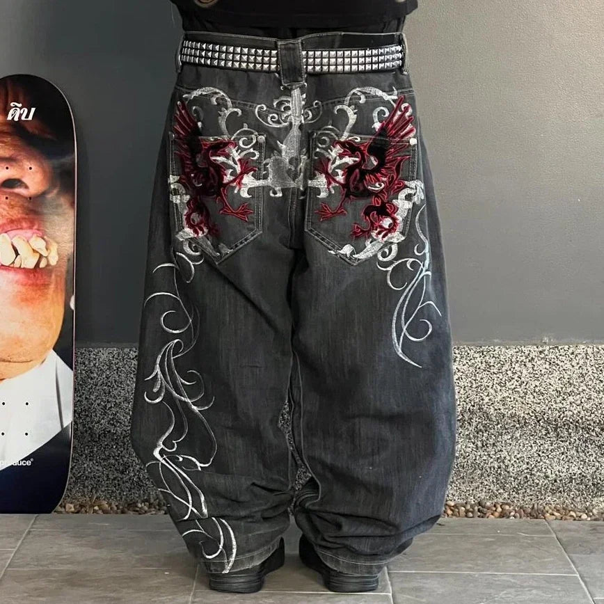 Y2K Retro Denim Pants