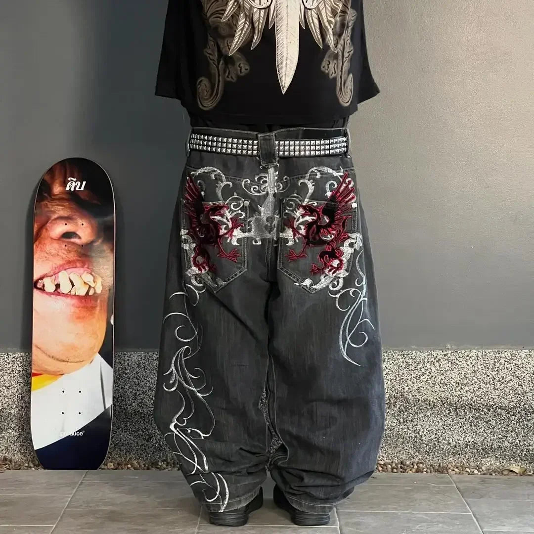 Y2K Retro Denim Pants
