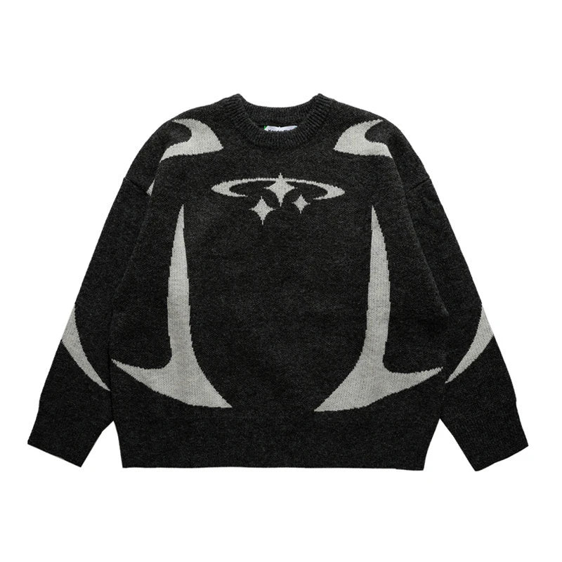 Pull Retro Y2K – Motif Étoile