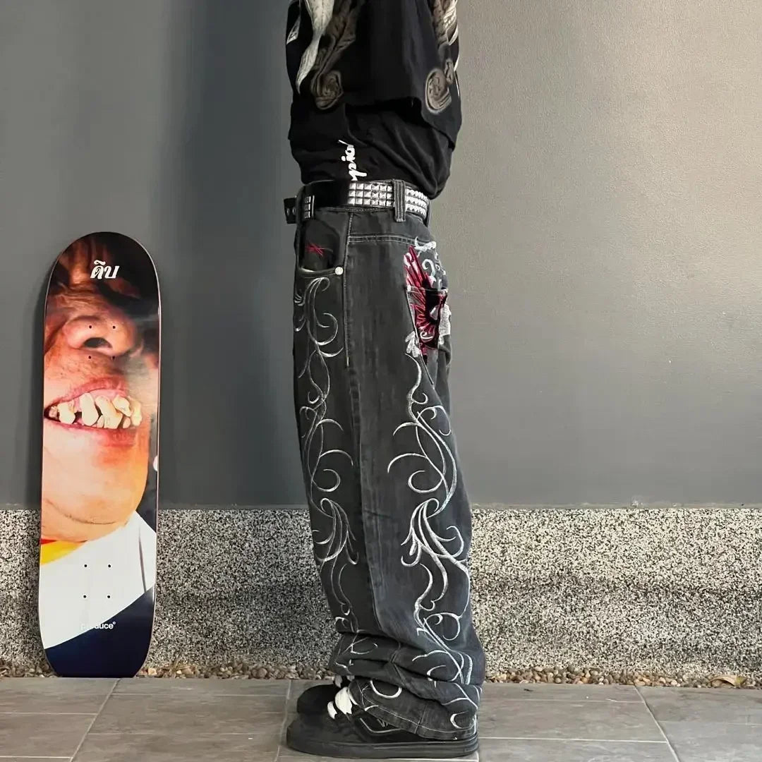 Y2K Retro Denim Pants