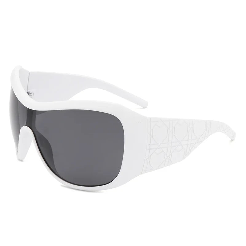 Gafas de gran tamaño Y2K