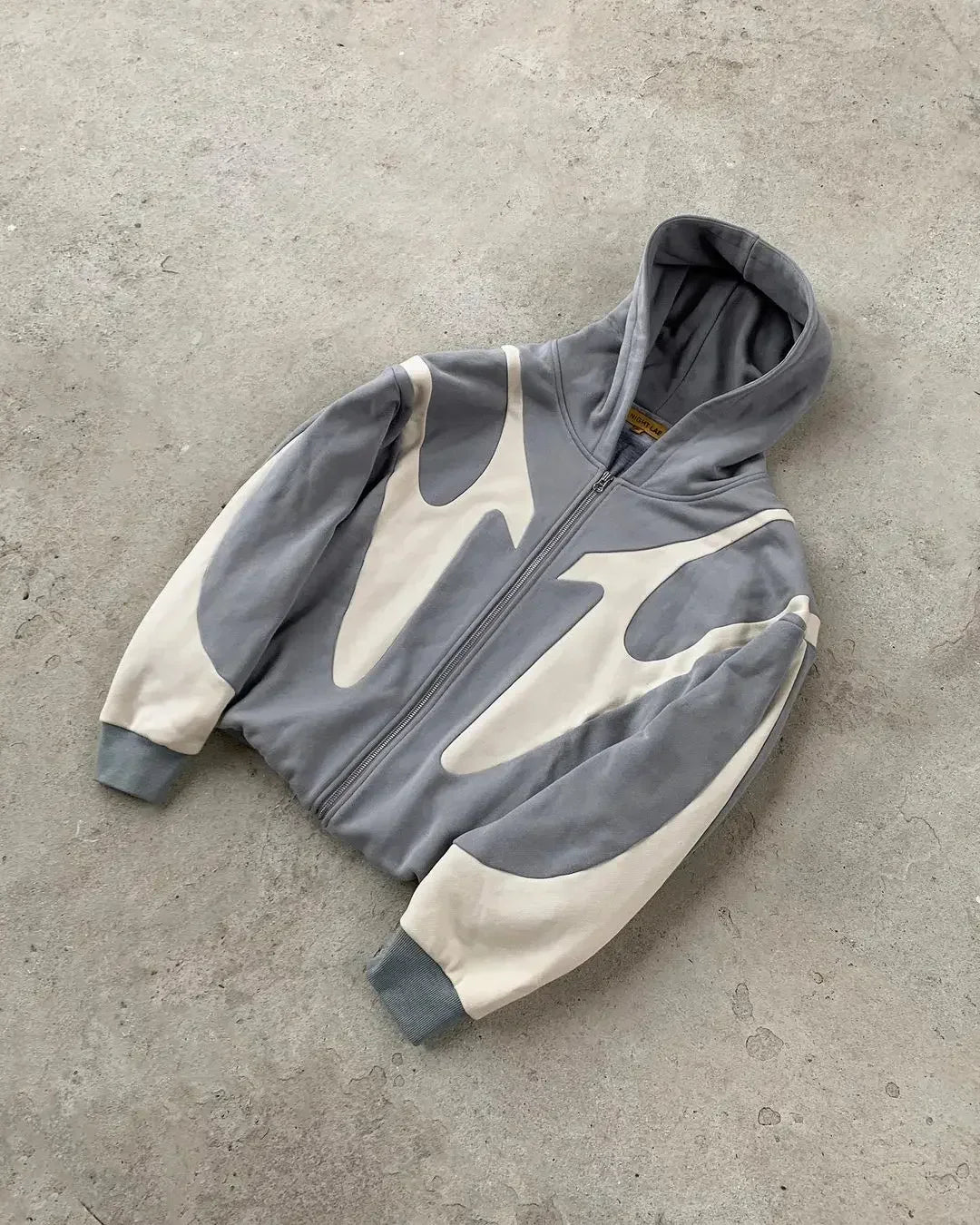 Harajuku Y2K Hoodie – Gotische geometrische Stickerei