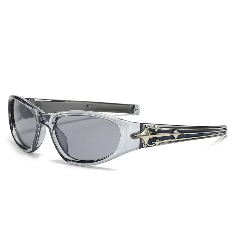 Gafas de sol deportivas estilo punk de moda Y2K
