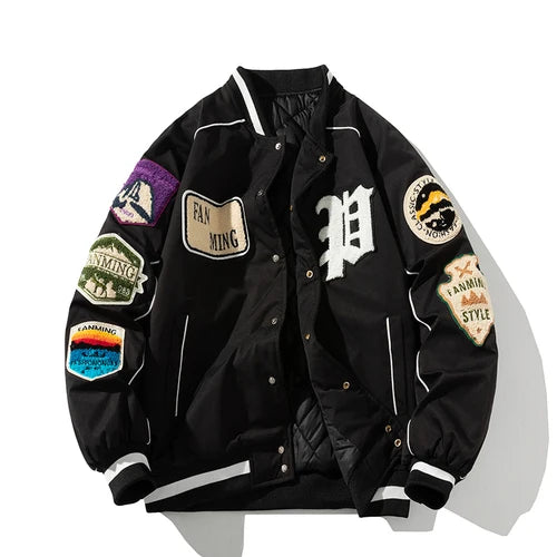 Chaqueta universitaria de invierno