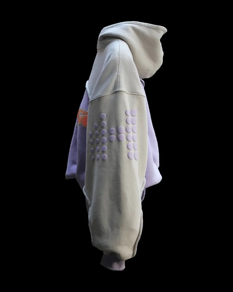 Hoodie Y2K Harajuku – Zip avec Motif Lettre