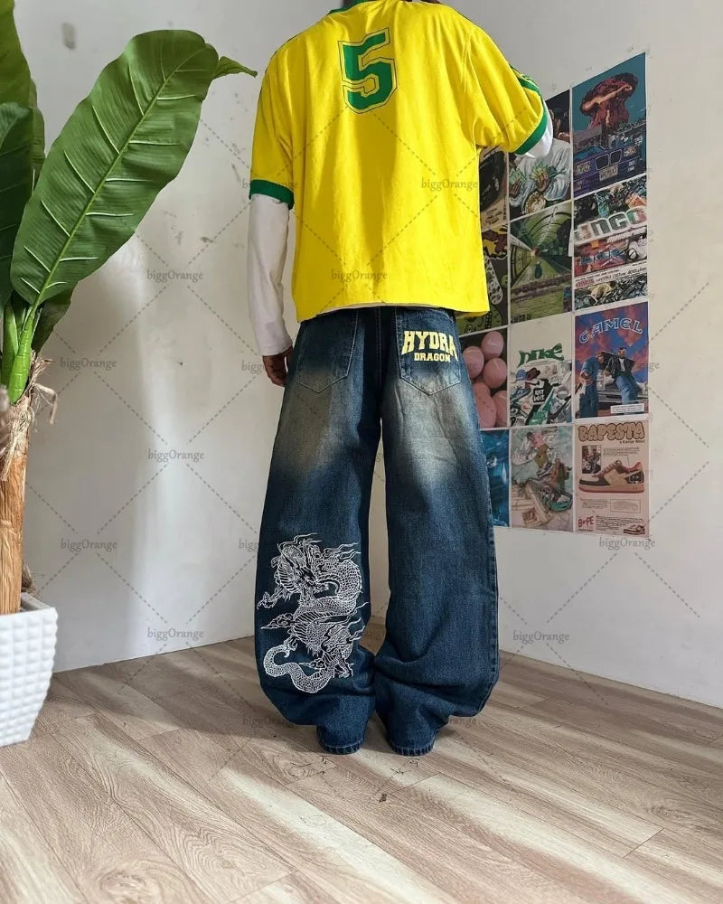 Trendy Marke Retro Streetwear Hosen