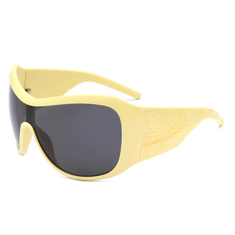 Gafas de gran tamaño Y2K