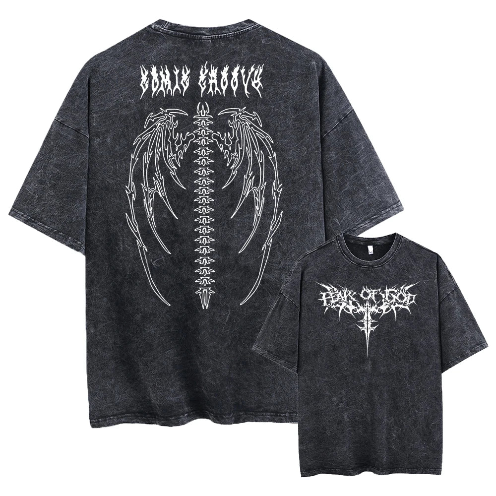 Übergroße bedruckte T-Shirts