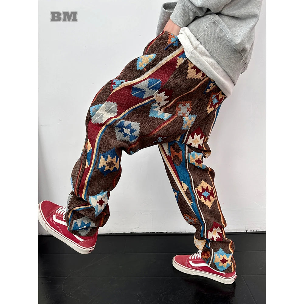Pantalon Cargo Streetwear Ethnique
